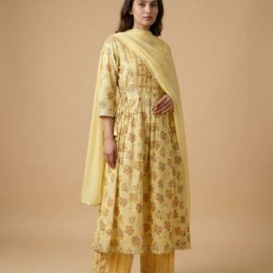 Pure Mal Mal Cotton Silk Anarkali