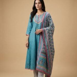 Pure Mal Mal Cotton Anarkali