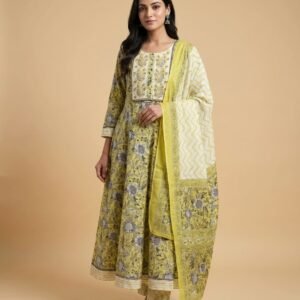 Pure Mal Mal Cotton Anarkali