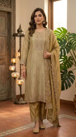 Pure Simar Tissue Silk Boutique Dress