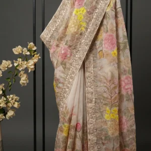 Designer Boutique Handwork Saree