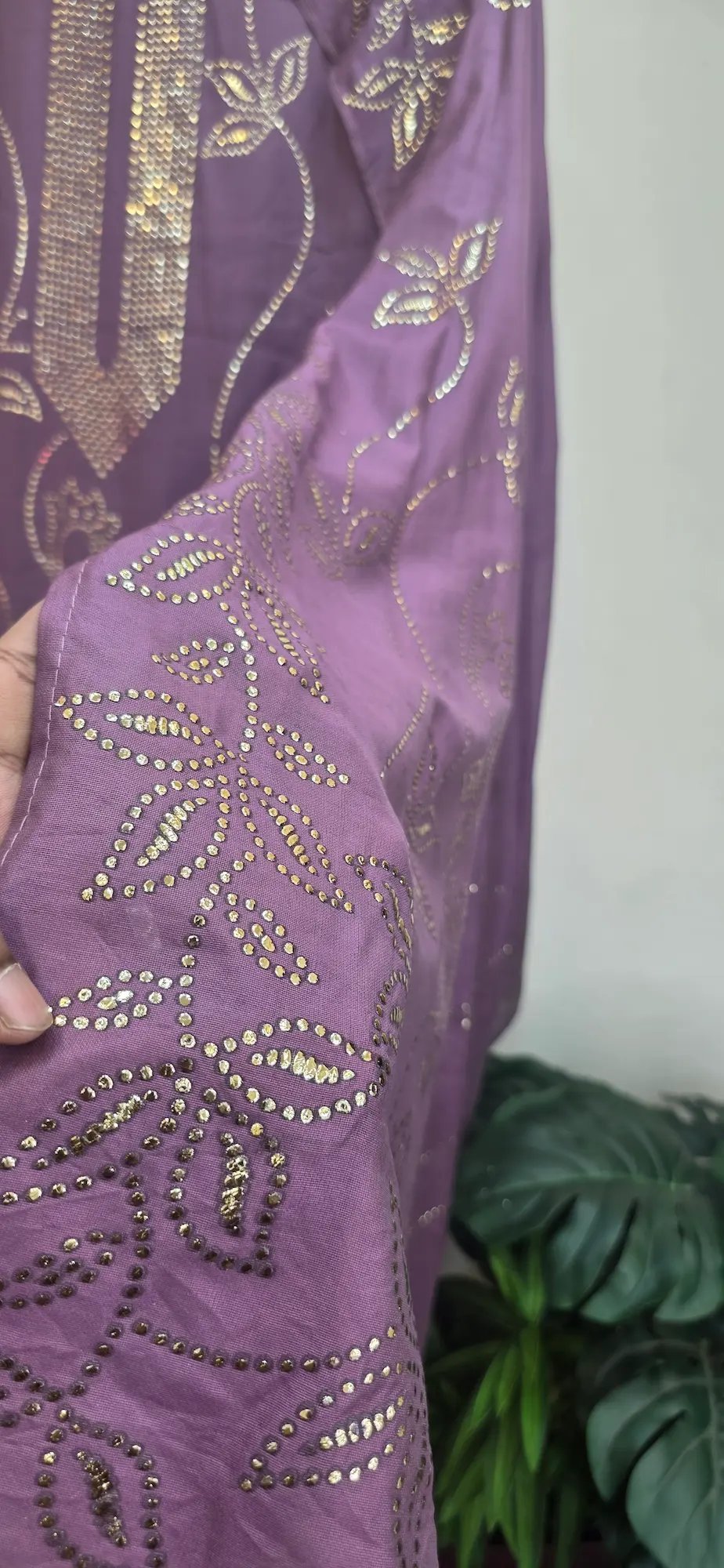Pure Mul Chanderi Pitta Work Dress - Image 4