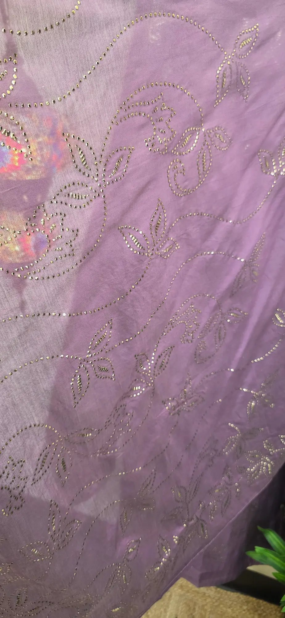 Pure Mul Chanderi Pitta Work Dress - Image 5