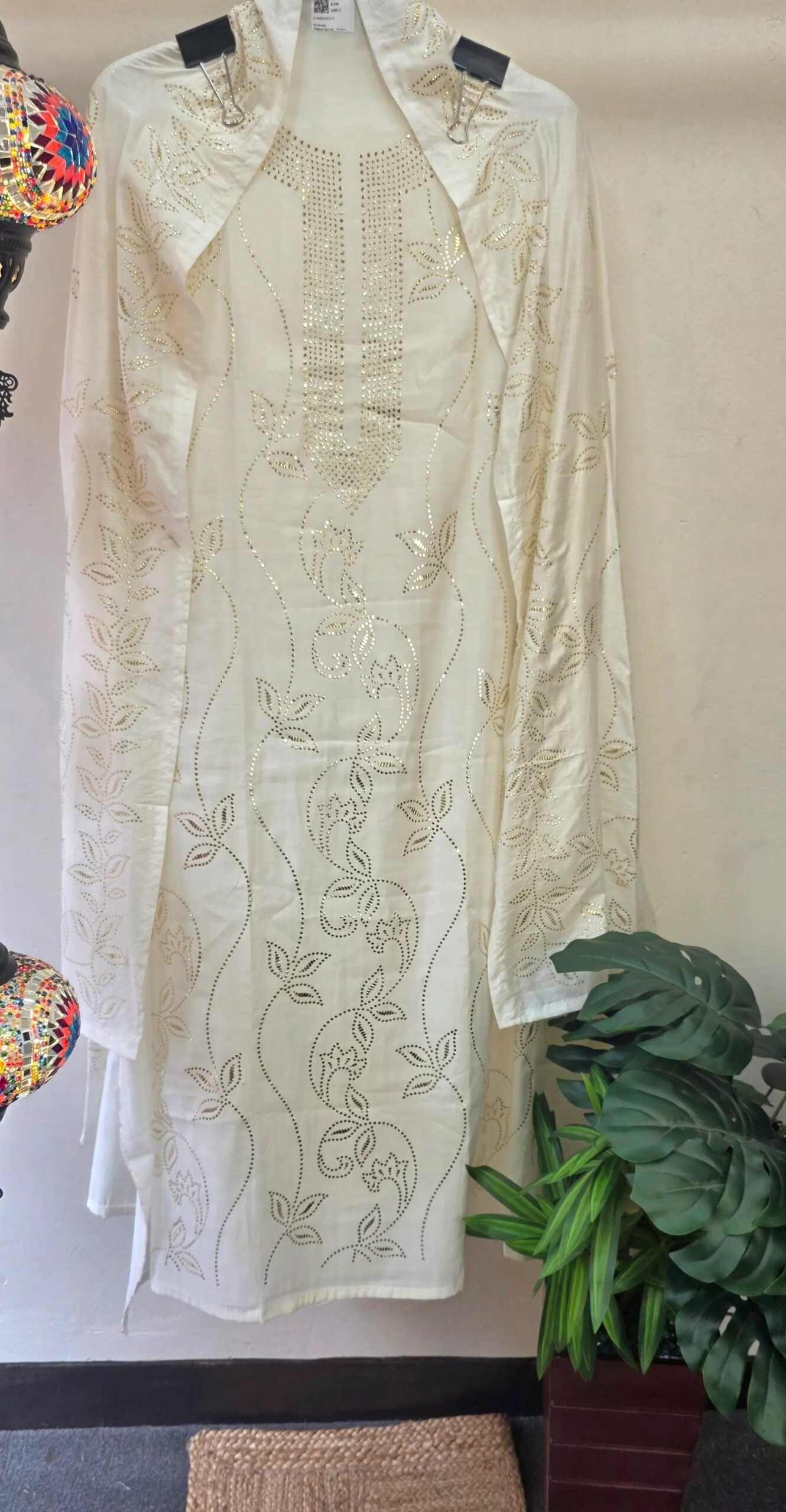 Pure Mul Chanderi Pitta Work Dress