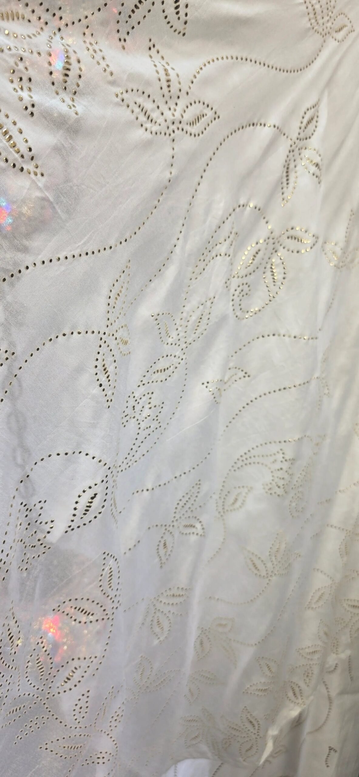 Pure Mul Chanderi Pitta Work Dress - Image 4
