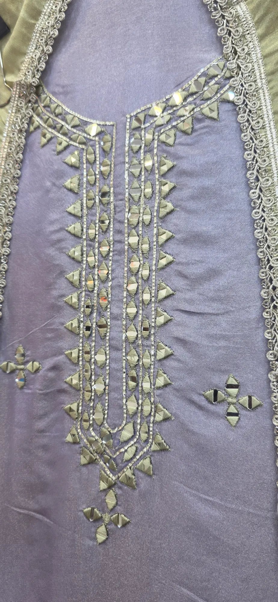 Designer Simar-Applique Handwork Dress - Image 2