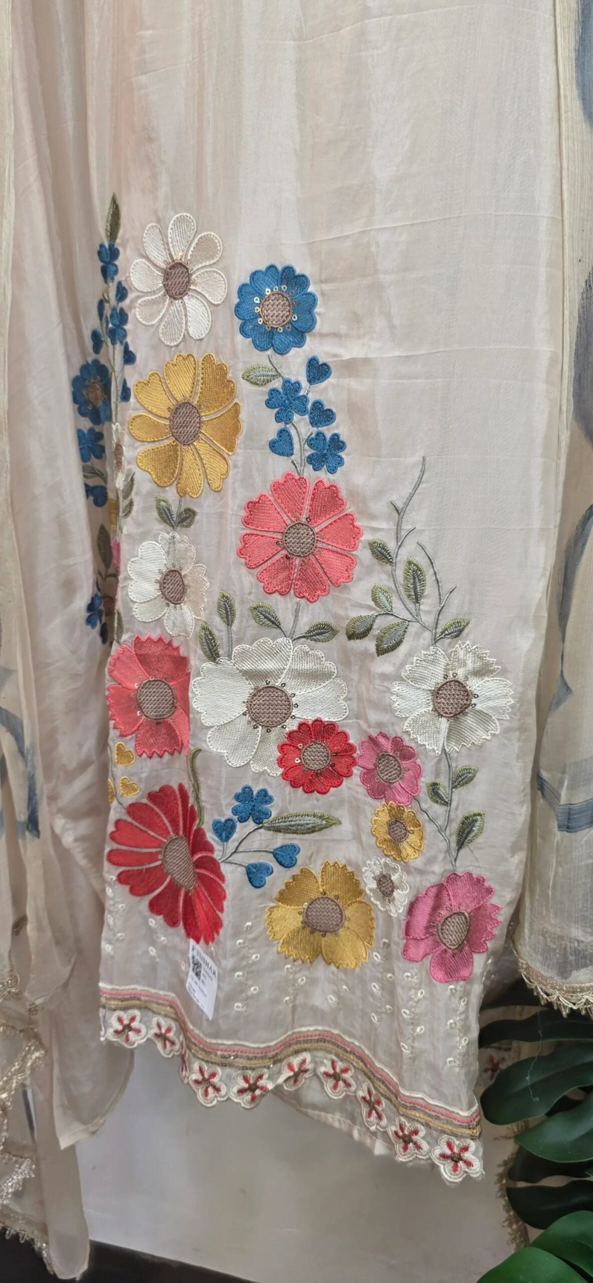 Pure Simar 3D Embroidery Dress - Image 3