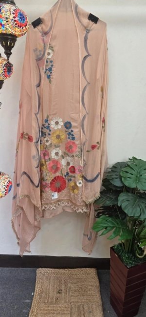 Pure Simar 3D Embroidery Dress