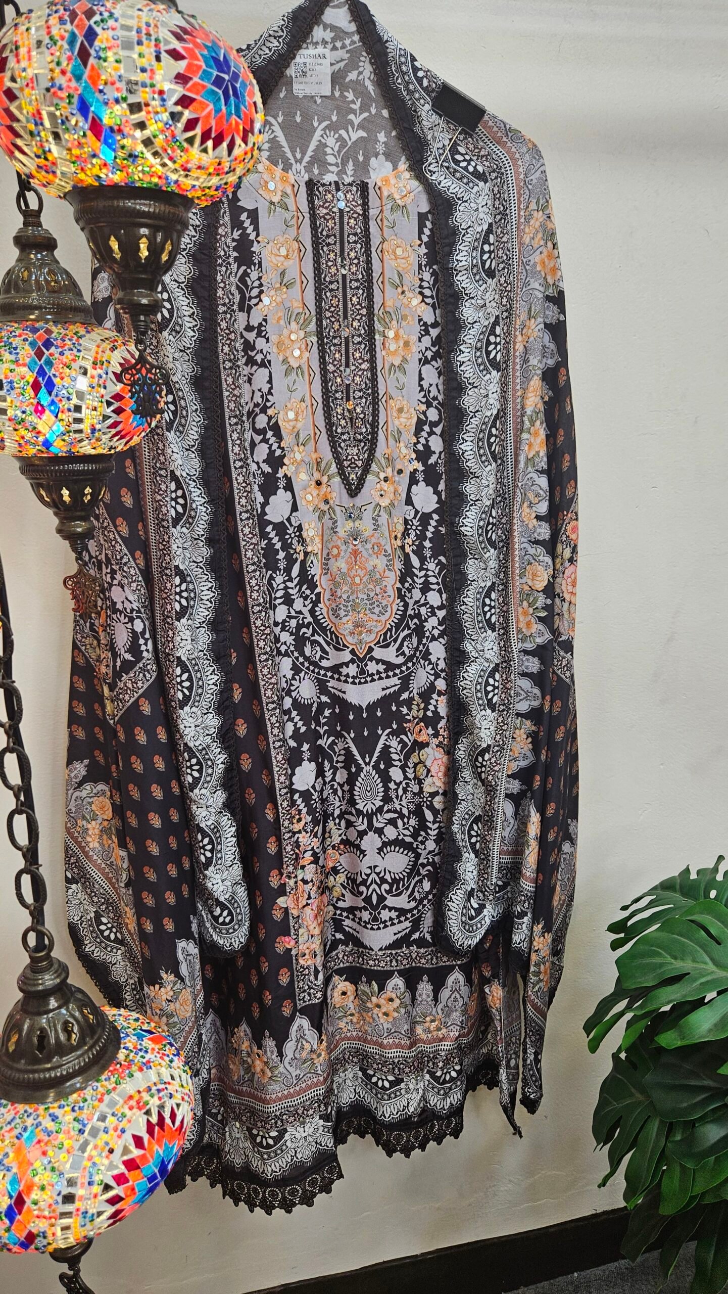 Pure Mul Mul Cotton Silk Boutique Dress - Image 6