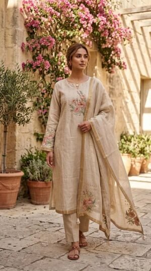 Pure Tassar Simar Boutique Dress