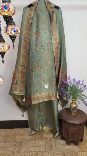 Pure Banarasi Silk Boutique Dress