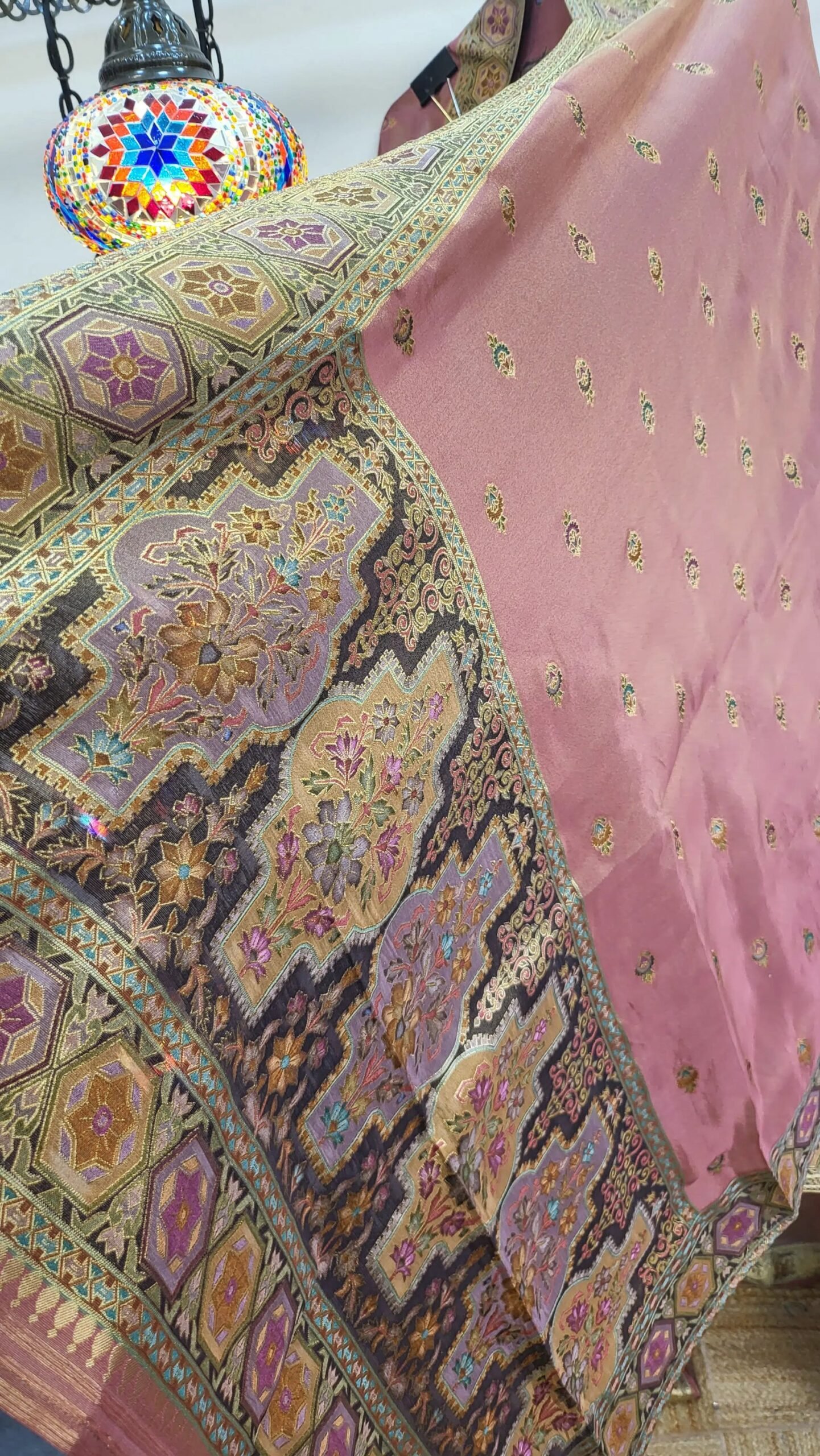 Pure Banarasi Silk Boutique Dress - Image 4