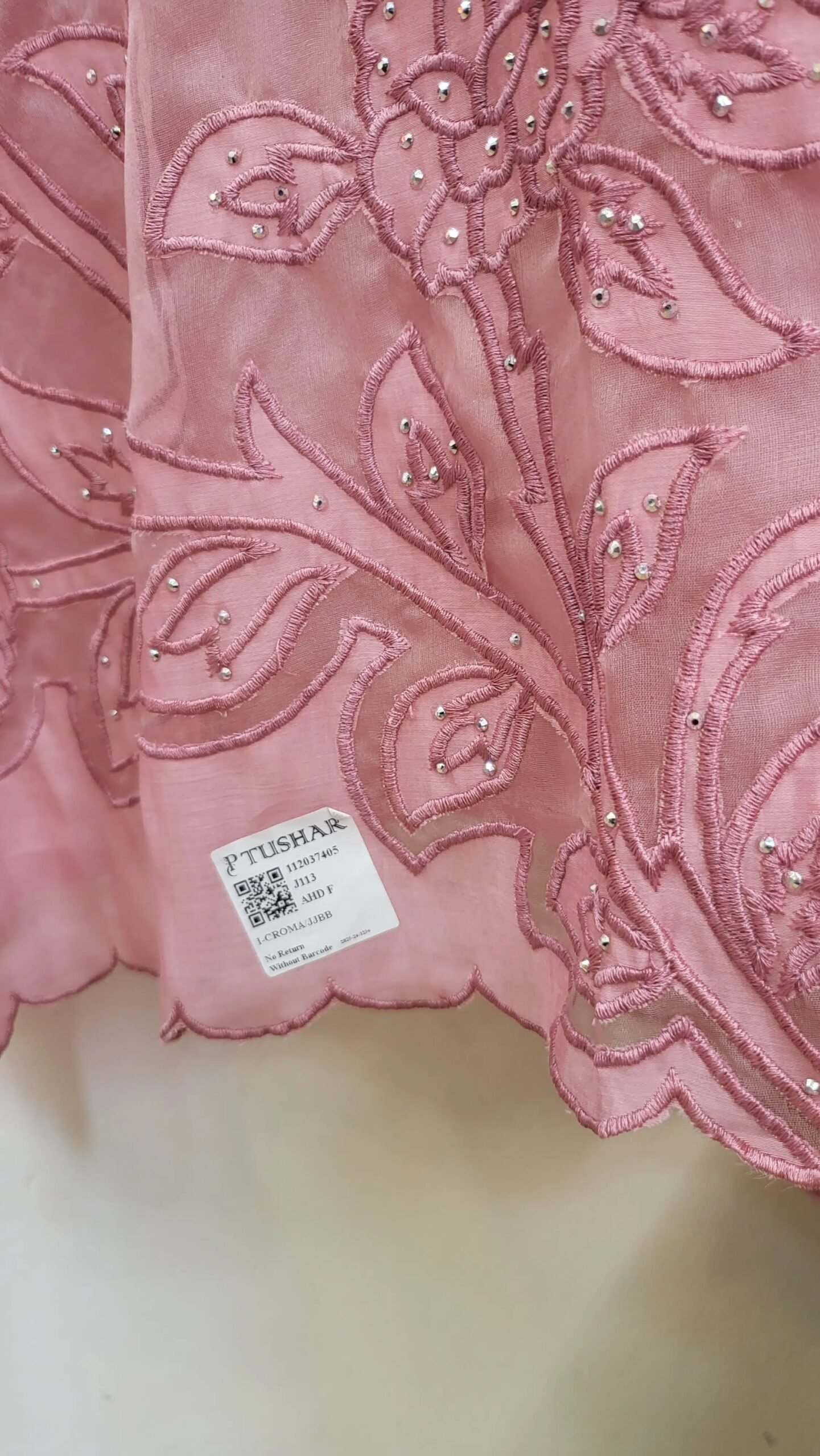 Designer Applique Work Boutique Dress - Image 3