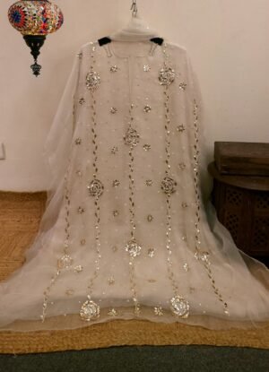 Designer Mukesh-Badla Work Dress