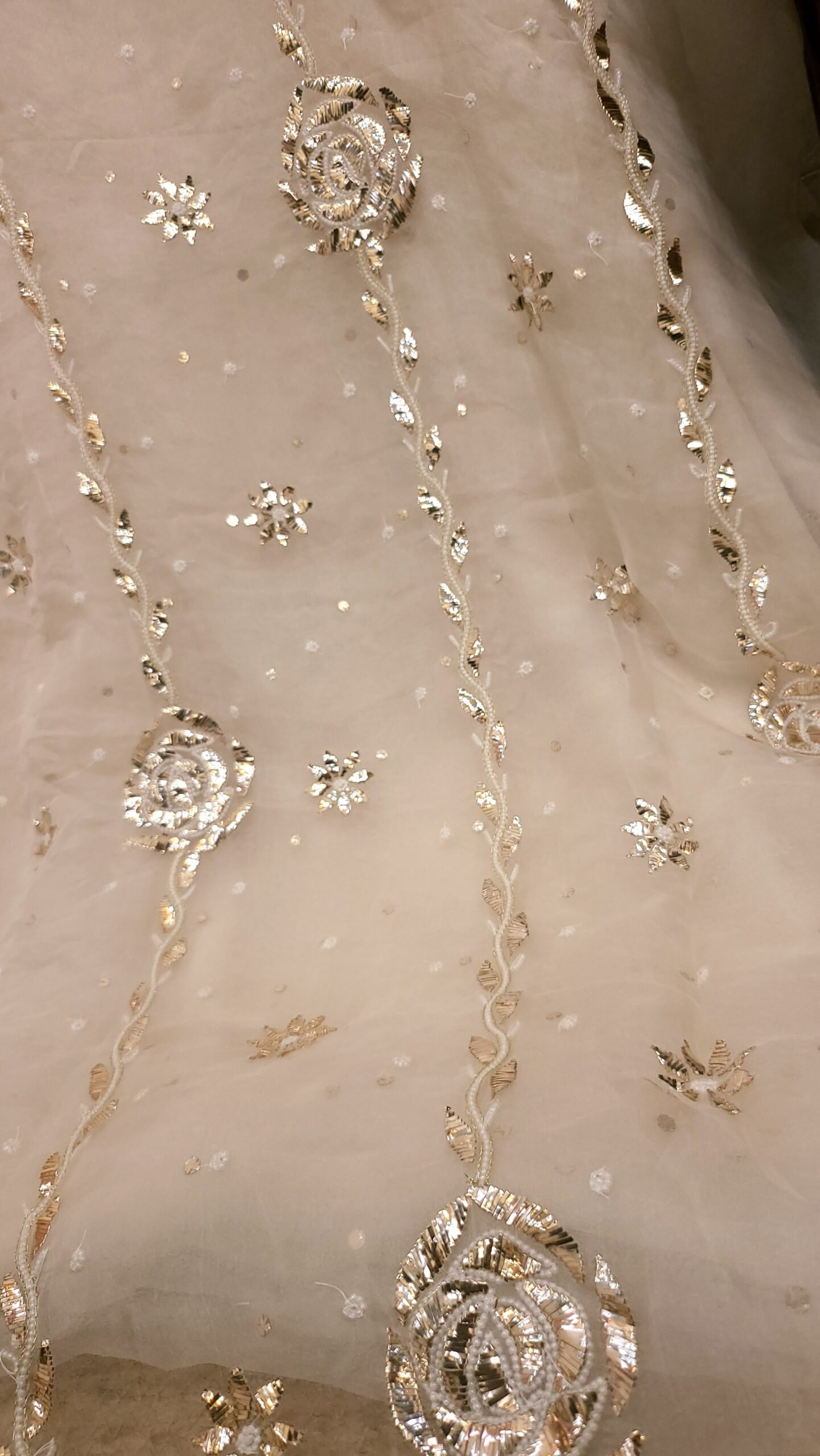 Designer Mukesh-Badla Work Dress - Image 7