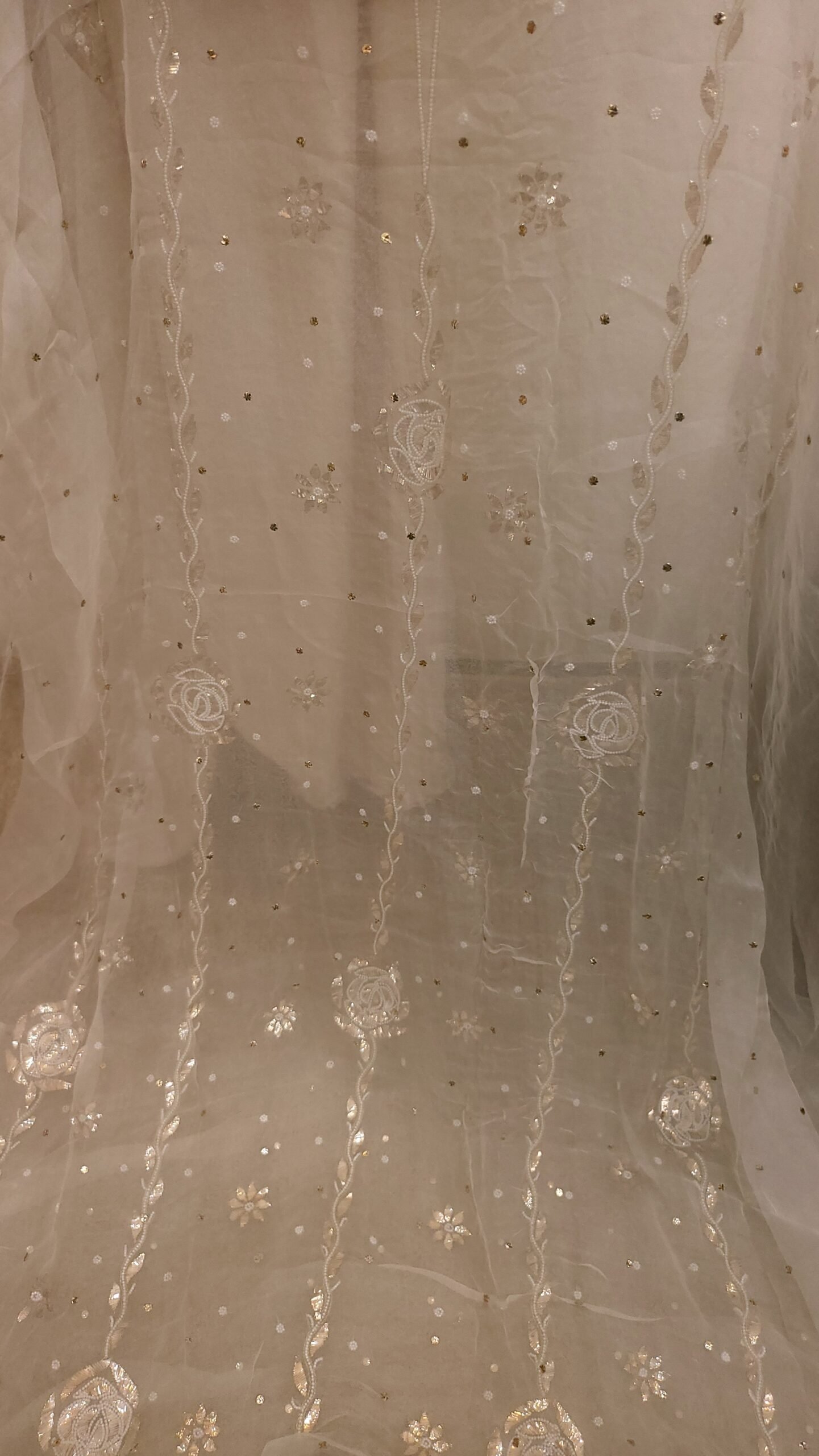 Designer Mukesh-Badla Work Dress - Image 3