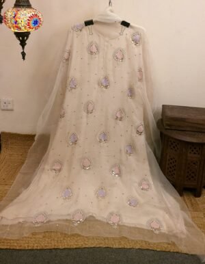 Designer Mukesh-Badla Work Dress